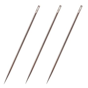 Иглы для прошивки документов 3шт длина 80мм диаметр 1,8мм цыганские в блистере 