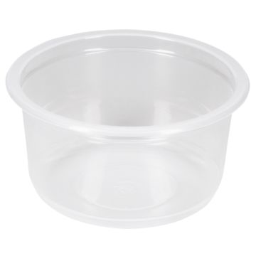 Контейнер ПП 350мл d-115мм h-58,6мм СпК-115 круглый прозр ПолиЭр ПОС32394 (крышка 428595) 50/500