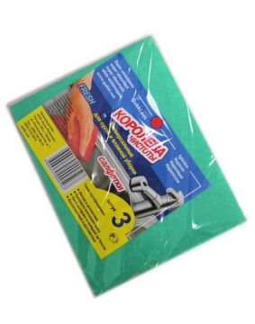 Салфетка вискозная (30х39) Королева чистоты (3шт) 1/50