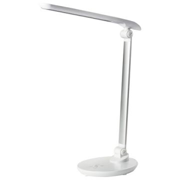 Светильник настольный SONNEN PH-309, на подставке, светодиодный, 10 Вт, алюминий, белый 1/6 