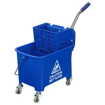 Тележка уборочная OfficeClean Professional 2 секции 20л отжим 1/1 