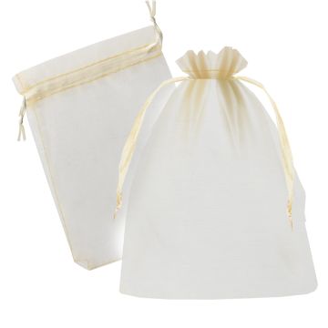 Подарочный мешок текстильный ОРГАНЗА ЗОЛОТО 7х9см 1/25/250