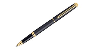 Ручка-роллер Waterman Hemisphere, цвет:Matt Black GT, стержень: Fblk (42003) 2010 1/