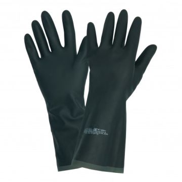 Резиновые перчатки КЩС тип 2, р.10 черн 1/300