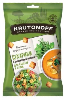 Продукты, Сухарики Крутоноф вкус прованских трав 100 гр 1/28