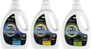 Средство жидкое 1,3л Чисто и точка гель для стирки универсальный 1/12