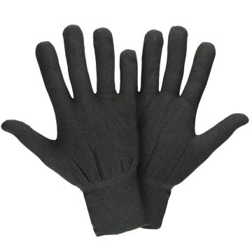 Перчатки без ПВХ спец нейлон черные 10/120/720