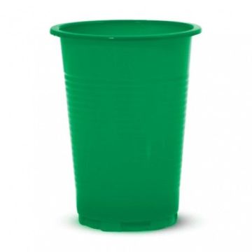 Стакан одноразовый ПП 0,2л цвет зеленый 100/4200