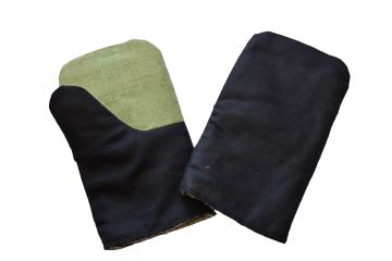 Рукавицы утепленные ХБ с брезентовым наладонником 1/5/100