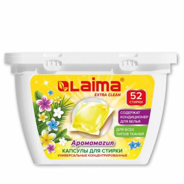 Капсулы для стирки концентрированные 52шт с кондиционером LAIMA 1/36 