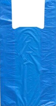 Пакет Майка ПНД (25+12)х45-9 голубая 100/5000