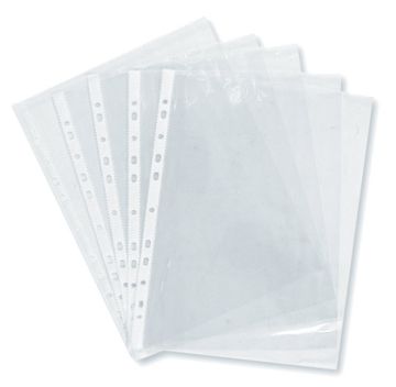 Перфофайлы А4 17мкм гладкие Бюрократ 100шт 1/40