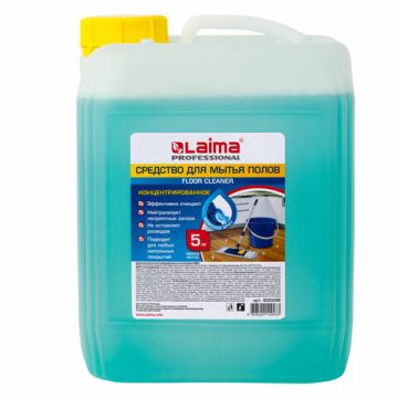 Средство жидкое 5л для мытья пола ЛАЙМА PROFESSIONAL Морской бриз 1/4
