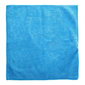 Салфетка микрофибра (29х29) универсальная голубая КП 1/50/600