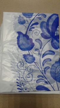 Скатерть полиэтиленовая 110х220см ассорти 1/200