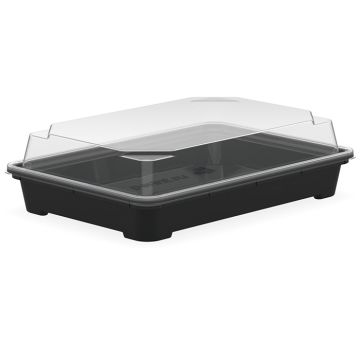 Контейнер (178х123х47) 700мл дно для суши черн Оптима Перинт 450/450
