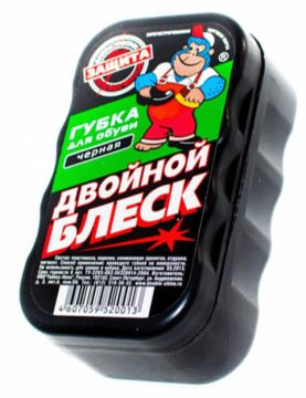 Губка для обуви черная ФУКС 1/30/210