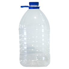 ПЭТ бутылка 5л горло 48мм с крышкой прозрачная 14/14