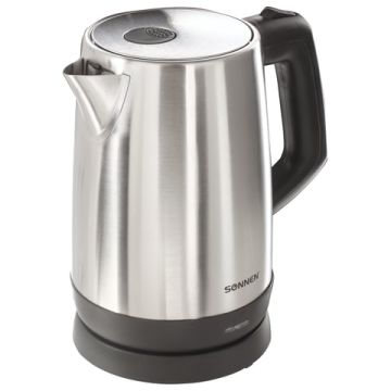 Чайник SONNEN KT-1785 1,7 л 2200 Вт закрытый нагревательный элемент нержавеющая сталь 1/8