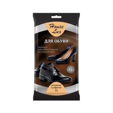 Салфетки влажные для обуви House Lux (15) 1/36