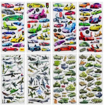 Наклейки зефирные Для мальчиков 19х9,5см ассорти Funster 1/24