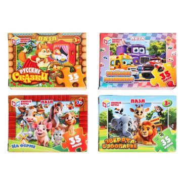 Пазл детский 35 элементов МИКС №14 1/32