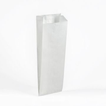 Пакет бумажный белый 100х60х300 V-дно 38гр/м  100/1000 