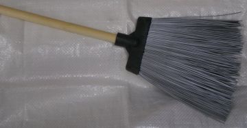 Метла п/э плоская с черенком