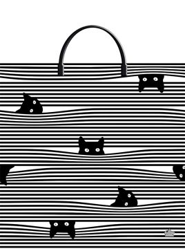 Пакет с пластмассовыми ручками (36х37)-100 Любопытство Тико 1/10/100