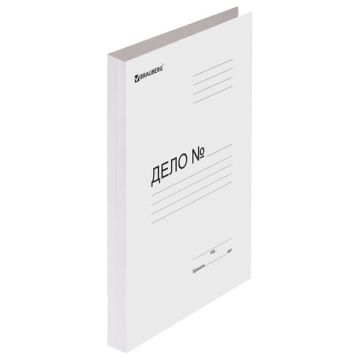 Обложка картон Дело без скоросшивателя BRAUBERG, гарантир. плотность 280 г/м2, до 200л 1/200