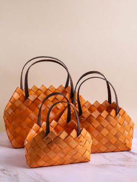 Корзина плетеная 25х13х14см шпон S 1/1