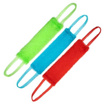 Мочалка для тела вязаная фабричная 36х10см 1/75