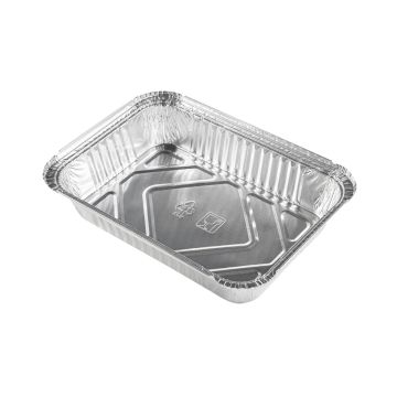 Касалетка форма алюминиевая 218х156х38мм 880мл L-край 50/600 