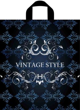 Пакет с петлевой ручкой (40х44)-75 Винтажный стиль Тико 50/300