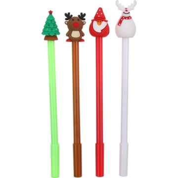 НГ Ручка шариковая  синяя узел 0,7мм Новый год Centrum 1/36/288