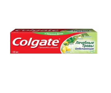 Зубная паста Golgate 100мл Лечебные травы Отбеливающая 1/1