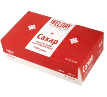 Продукты, Сахар-рафинад 1кг WELDAY 1/15