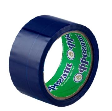 Клейкая лента цветная (48х50) синяя 6/72 