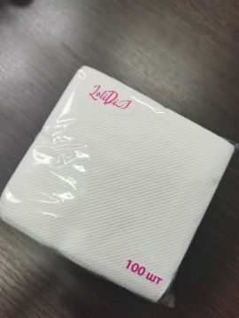 Салфетки (24х24) (100) белые 1/30