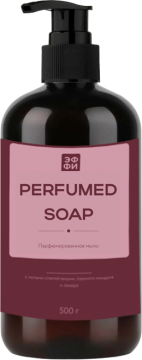 Мыло жидкое 1л с дозатором Эффективная формула с нотами спелой вишни, миндаля и ликера ЭФФИ 1/15