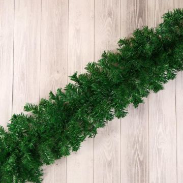 Гирлянда хвойная новогодняя Зимнее волшебство ёлочная 270 см d=6 см 220 веток 12.5 см 1/33
