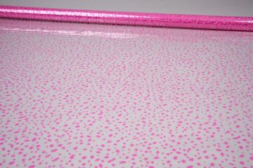 Ролик 70см х8м пленка полипропилен с рисунком Мошка, розовый 1/10