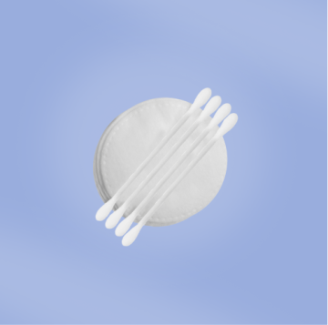 Гостиница гигиен набор 3 ватн палочки + 3 ватн диска п/п 1/1000 