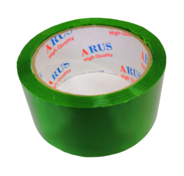 Клейкая лента цветная (48х57) зеленая ARUS (АРУС) 6/36 