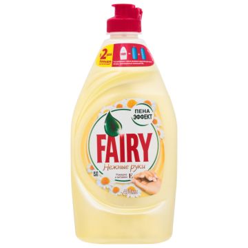 Средство жидкое для мытья посуды 450мл Фейри Нежные руки Ромашка и витамин Е 1/21
