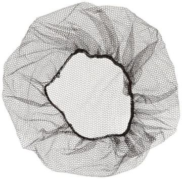 Шапочка-берет нейлоновая сеточка черная 50/500