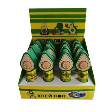 Клей-карандаш 09г Авокадо 1/16/256