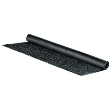 Коврик входной ворс влаго-грязезащ OfficeClean 120х150см ребристый толщ 7мм серый 1/6