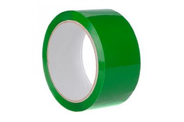 Клейкая лента цветная (48х66) зеленая  Нова Ролл 204 6/36 