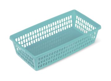 Корзина 210х110х50мм Бирюзовая Велетта 1/68